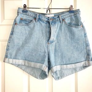 Top Shop Mom Jean Shorts (size 10)